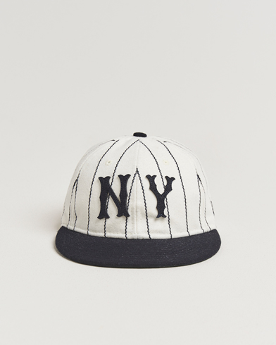 New Era Retro Crown 9Fifty Melton Wool Cap New York Yankees Stripe – Hvid