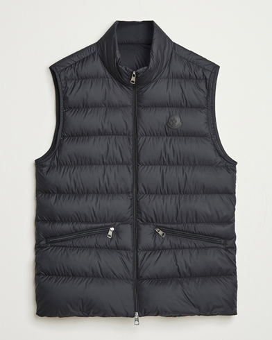 Moncler Treompan Down Vest Black – Sort