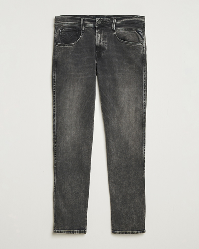 Replay Anbass Hyperflex Original Jeans Washed Black – Grå