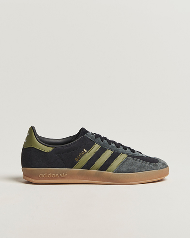 adidas Originals Gazelle Indoor Sneaker Black/Green – Sort