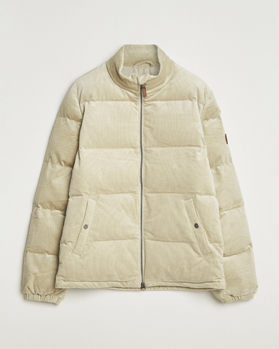 GANT Corduroy Down Puffer Jacker Greige – Beige