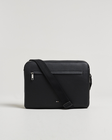 BOSS BLACK Ray Flap Messenger Bag Black – Sort