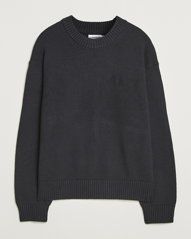 J.Lindeberg Eddy Wool/Cotton Knitted Sweater Black – Sort