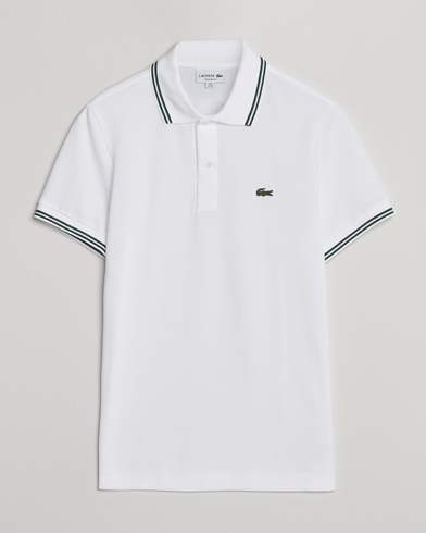 Lacoste Original Tipped Polo Piké White – Hvid