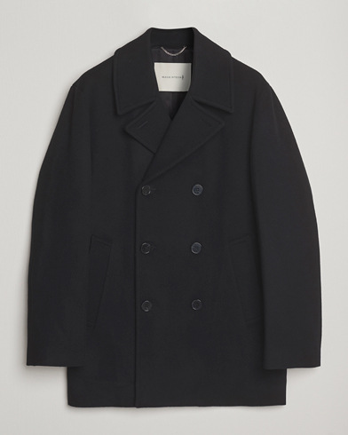 Mackintosh Dalton Wool/Cashmere Peacoat Black – Sort