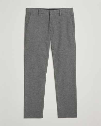Herre | NN07 | NN07 Theo Brushed Cotton Trousers Dark Grey
