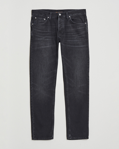 Nudie Jeans Solid Ollie Jeans Black Force – Sort