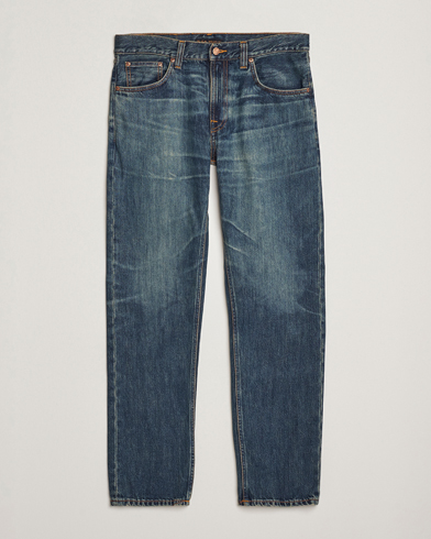 Nudie Jeans Gritty Jackson Jeans Thriller Tracks – Blå