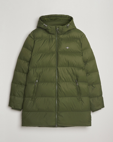 Gant The Active Cloud Mid Length Jacket Country Green – Grøn