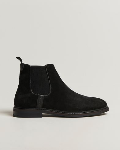 GANT Bidford Suede Chelsea Boot Black – Sort