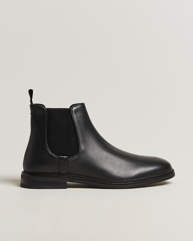 GANT Bidford Leather Chelsea Boot Black – Sort