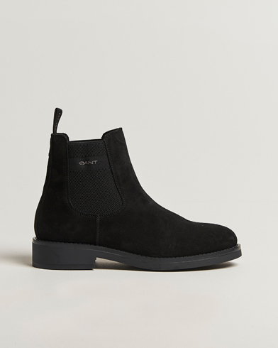 GANT Prepdale Suede Chelsea Boot Black – Sort