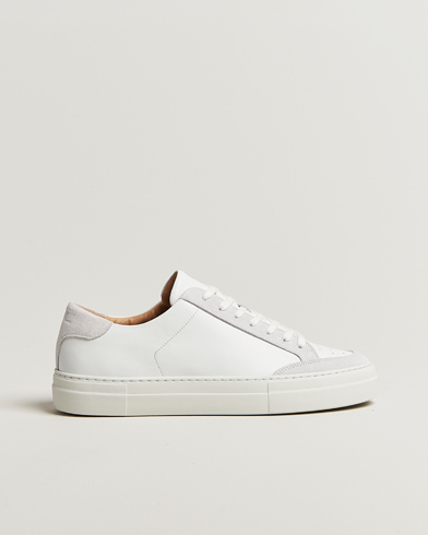 J.Lindeberg Art Signature Leather/Suede Sneaker White – Hvid