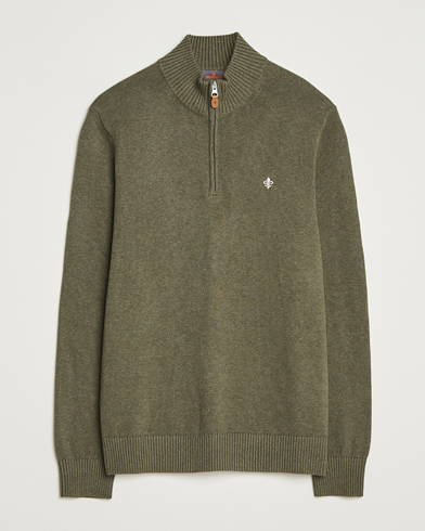 Morris Darmon Half Zip Olive – Grøn