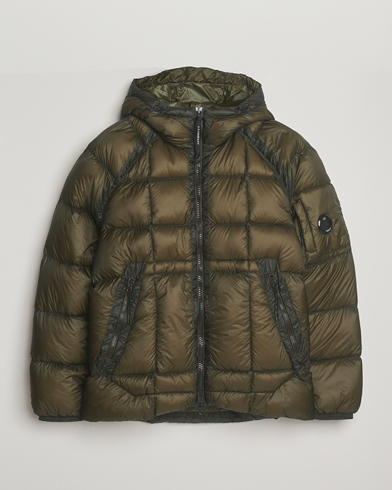 Herre | C.P. Company | C.P. Company DD Shell Padded Hood Jacket Dark Green