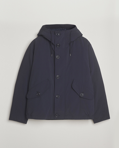 Herre | C.P. Company | C.P. Company Micro M Recycled Padded Hood Jacket Navy