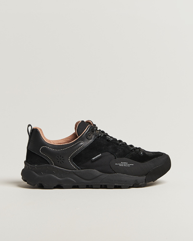 Flower Mountain Back Country Suede/Leather Sneaker Black – Sort