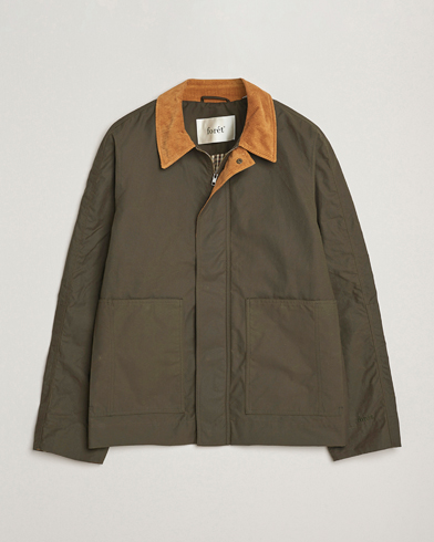 Forét Aspen Oilskin Jacket Army – Grøn