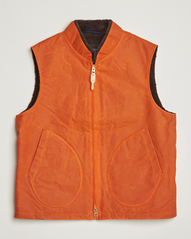 Herre | Manifattura Ceccarelli | Manifattura Ceccarelli Mountain Vest Orange