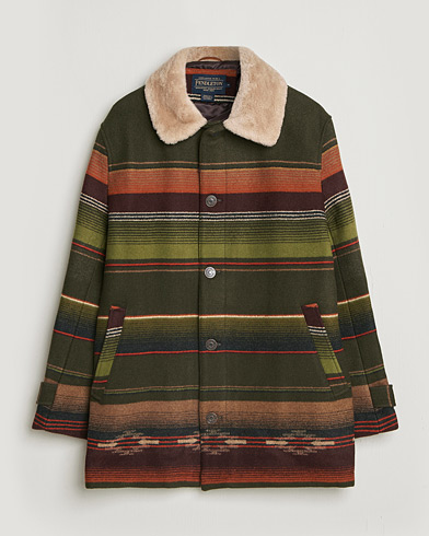 Pendleton Dayton Coat Tumalo Olive – Flerfarvet