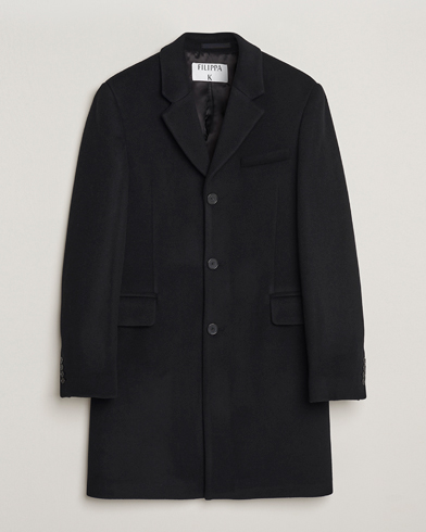 Filippa K William Wool Coat Black – Sort