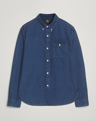 Herre | RRL | RRL Oxford Denim Shirt Indigo