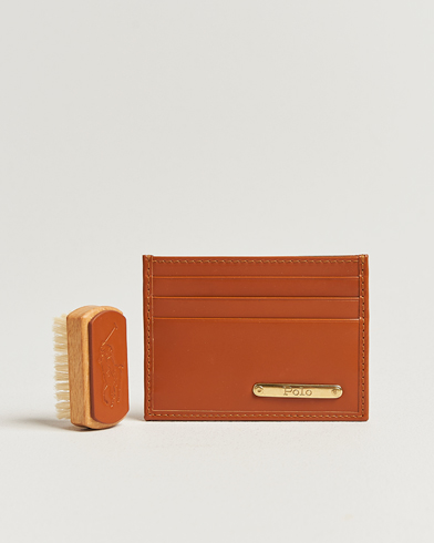 Polo Ralph Lauren Bridle Leather Card Case Tan – Brun