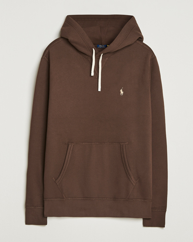 Polo Ralph Lauren RL Fleece Hoodie Nutmeg Brown – Brun