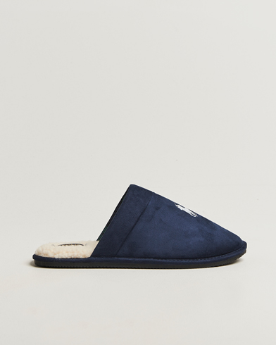 Herre | Polo Ralph Lauren | Polo Ralph Lauren Klarence Dress Slipper Navy/BlackWatch