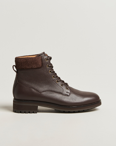 Polo Ralph Lauren Bryson Mid Boot Dark Brown Calf – Brun