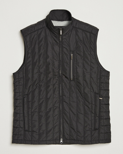 Stenströms Nylon Quilted Light Padded Vest Black – Sort