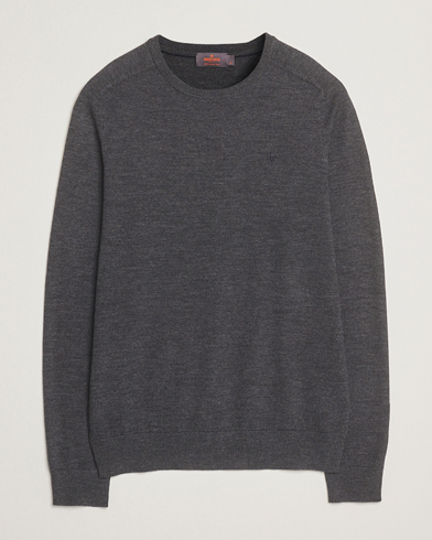Morris Merino O-Neck Grey – Grå