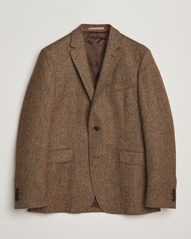 Barbour Lifestyle Firth Moons Herringbone Blazer Brown – Brun