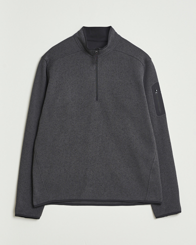 Arc'teryx Covert Half-Zip Black Heather – Sort