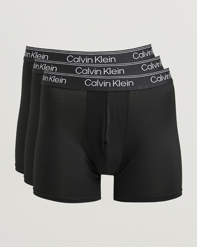 Calvin Klein 3-Pack Micro Stretch Boxer Brief Black – Sort
