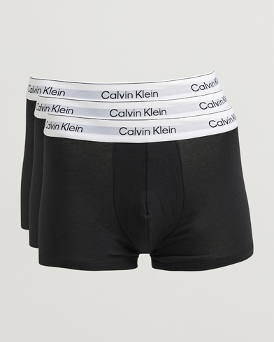 Calvin Klein 3-Pack Icon Cotton Stretch Black – Sort