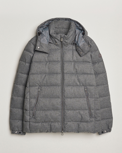 Herre | Save The Duck | Save The Duck Constantin Padded Flannel Jacket Mid Grey Melange