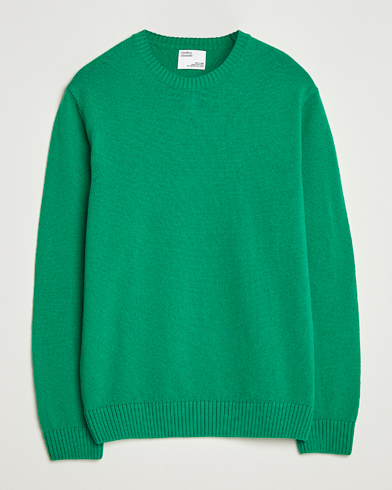 Colorful Standard Classic Merino Wool Crew Neck Kelly Green – Grøn