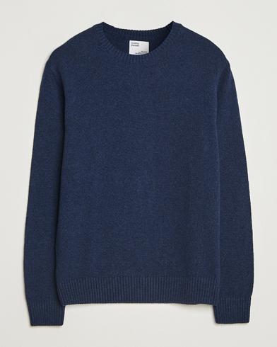 Colorful Standard Classic Merino Wool Crew Neck Marine Blue – Blå