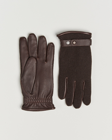 Hestra Christopher Cashmere/Elkskin Glove Espresso – Brun
