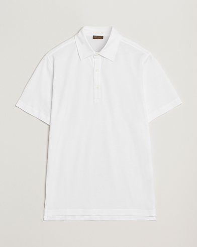 Stenströms Supima Cotton Polo Shirt White – Hvid