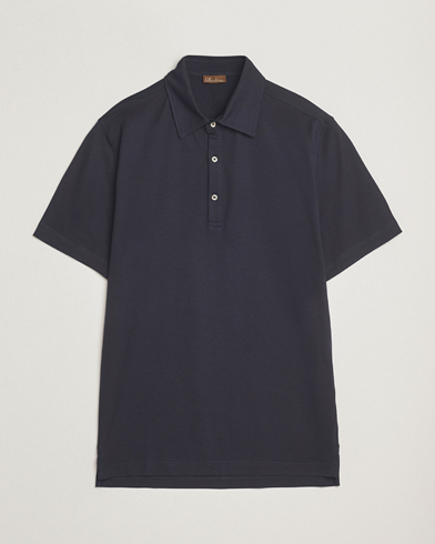Stenströms Supima Cotton Polo Shirt Navy – Blå