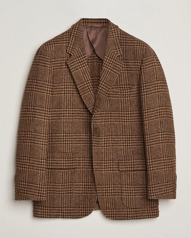 Kamakura Shirts Unconstructed Ivy Blazer Brown Glenplaid – Brun