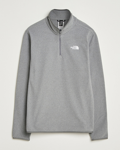 The North Face Glacier Fleece 1/4 Zip Grey – Grå