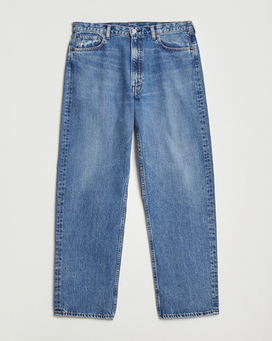 orSlow 101 Dad Fit Jeans Denim Used – Blå