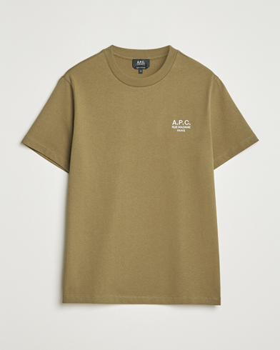 A.P.C. Rue Madame T-Shirt Khaki Green – Grøn