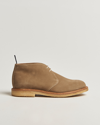Sanders Bertie Crepe Sole Suede Chukka Dirty Buck – Beige