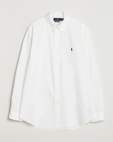 Polo Ralph Lauren Custom Fit Stretch Poplin Shirt White – Hvid