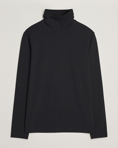 Filippa K Organic Cotton Stretch Turtleneck Black – Sort