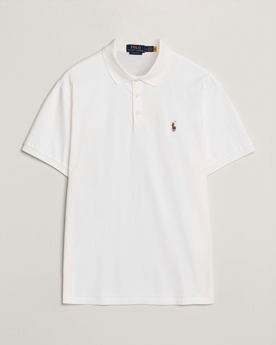 Polo Ralph Lauren Custom Slim Fit Cotton Polo White – Hvid